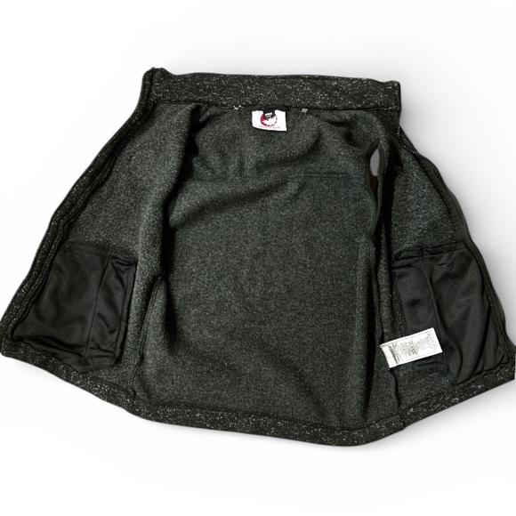 Canada Weather Gear full-zip fleece vest Black/Gray Kids Size M - Picture 5 of 7